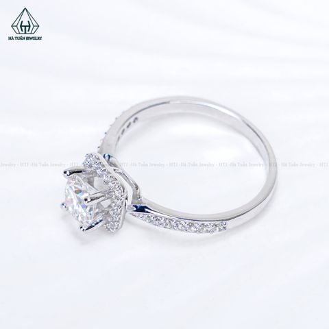 RX700 5.4mm Nhẫn nữ halo vuông