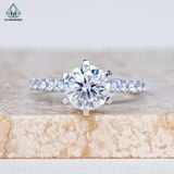  RX615 7.5mm Nhẫn nữ 6 chấu 