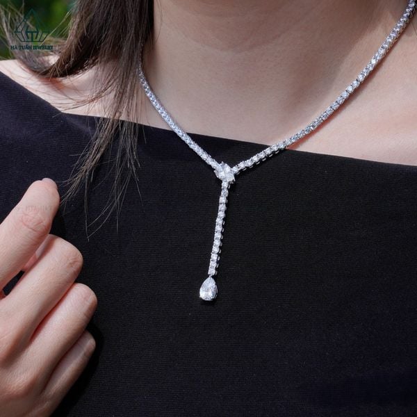  N703 Dây mặt liền FULL đá cz 