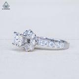  RX613 FULL MOIS 7mm Nhẫn nữ hoa đá 