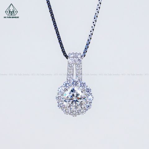 PX384 FULL MOIS 6mm Mặt dây chuyền tròn 12 cánh
