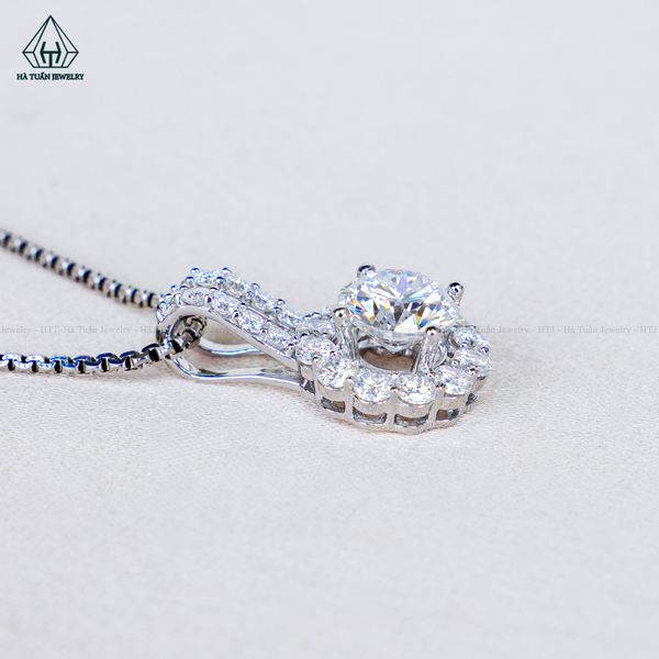  PX384 FULL MOIS 6mm Mặt dây chuyền tròn 12 cánh 