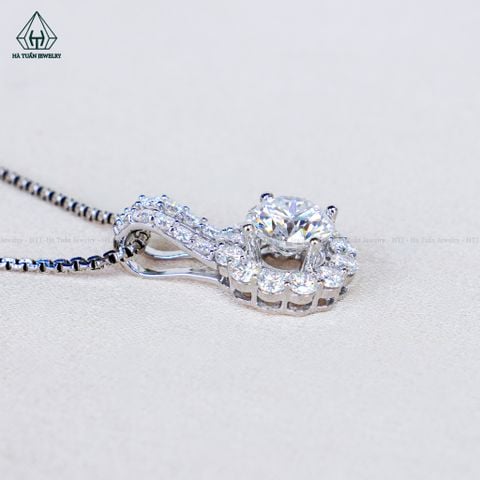 PX384 FULL MOIS 6mm Mặt dây chuyền tròn 12 cánh