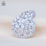  PX292 6mm Mặt dây chuyền hoa đá 