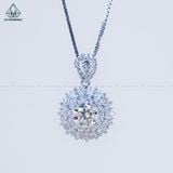  PX289 7mm Mặt dây chuyền hoa đá nhọn 