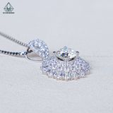  PX289 7mm Mặt dây chuyền hoa đá nhọn 