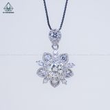  PX281 6.5mm Mặt dây chuyền hoa kiểu 