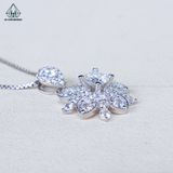 PX281 6.5mm Mặt dây chuyền hoa kiểu 
