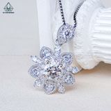  PX281 6.5mm Mặt dây chuyền hoa kiểu 