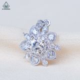  PX281 6.5mm Mặt dây chuyền hoa kiểu 