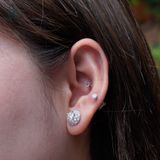  EX461 5mm Bông tai FULL MOIS tròn 2 vành 