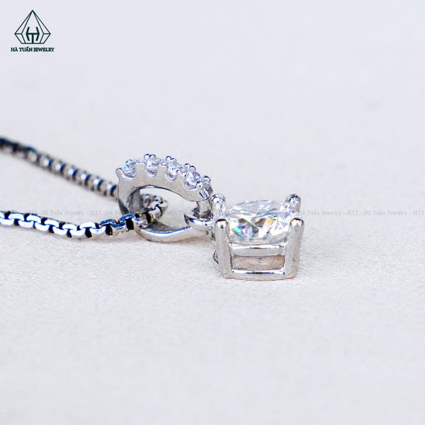  PX394 5mm Mặt dây chuyền 1 viên đá 