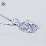  PX288 8mm Mặt dây chuyền vuông 