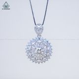  PX220 7.5mm Mặt dây chuyền viền hoa nhọn 