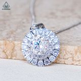  PX227 7mm Mặt dây chuyền hoa tròn 