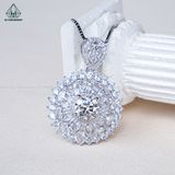  PX220 7.5mm Mặt dây chuyền viền hoa nhọn 