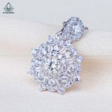  PX122 4.5mm Mặt dây phối baguette 