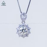  PX290 7.5mm Mặt dây chuyền hoa 10 cánh 