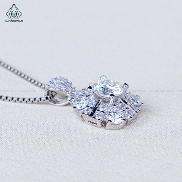  PX287 6.5mm Mặt dây chuyền vuông 