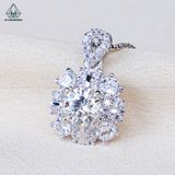  PX287 6.5mm Mặt dây chuyền vuông 