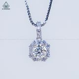  PX263 6mm Mặt dây bát giác khoá hàng đá 