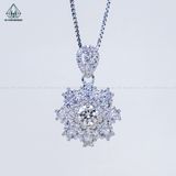  PX280 5.4mm Mặt dây chuyền hoa 8 cánh 