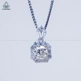  PX264 6mm Mặt dây bát giác khoá hàng đá baguette 