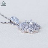  PX280 5.4mm Mặt dây chuyền hoa 8 cánh 