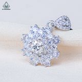  PX280 5.4mm Mặt dây chuyền hoa 8 cánh 