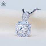  PX264 6mm Mặt dây bát giác khoá hàng đá baguette 