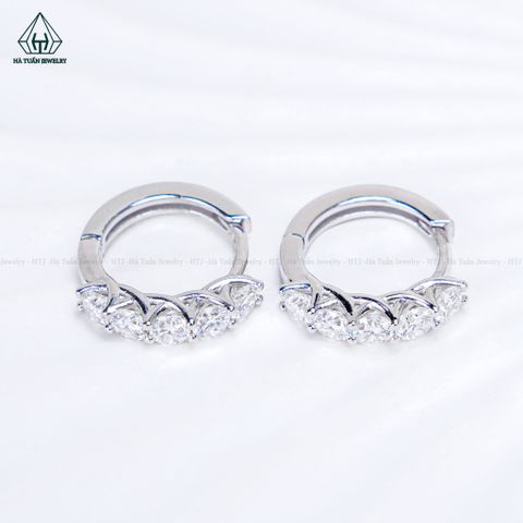 EX632 FULL MOIS 2.8mm Bông tai khoen