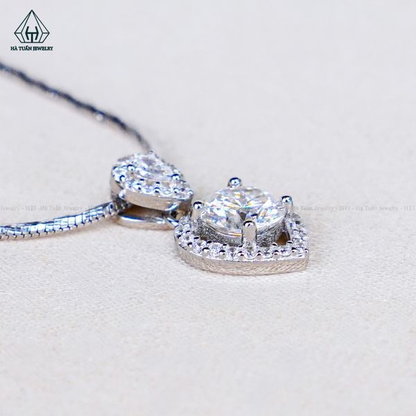N739 Dây mặt liền trái tim Mois 5mm (Không mã cạnh)