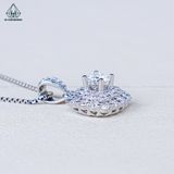  PX294 FULL MOIS 5mm Mặt dây chuyền vuông 