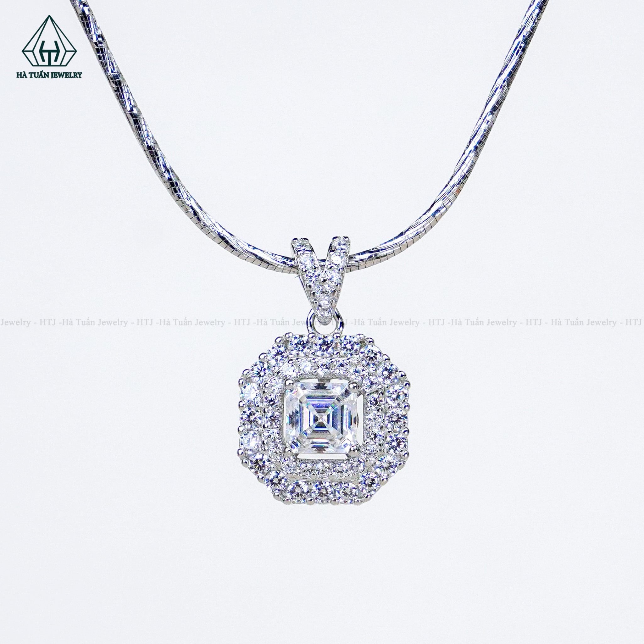  N731 FULL MOIS Princess 4*4mm Dây mặt liền 