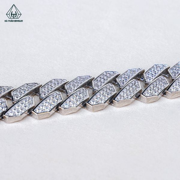  B123 Lắc tay cuban 15mm 