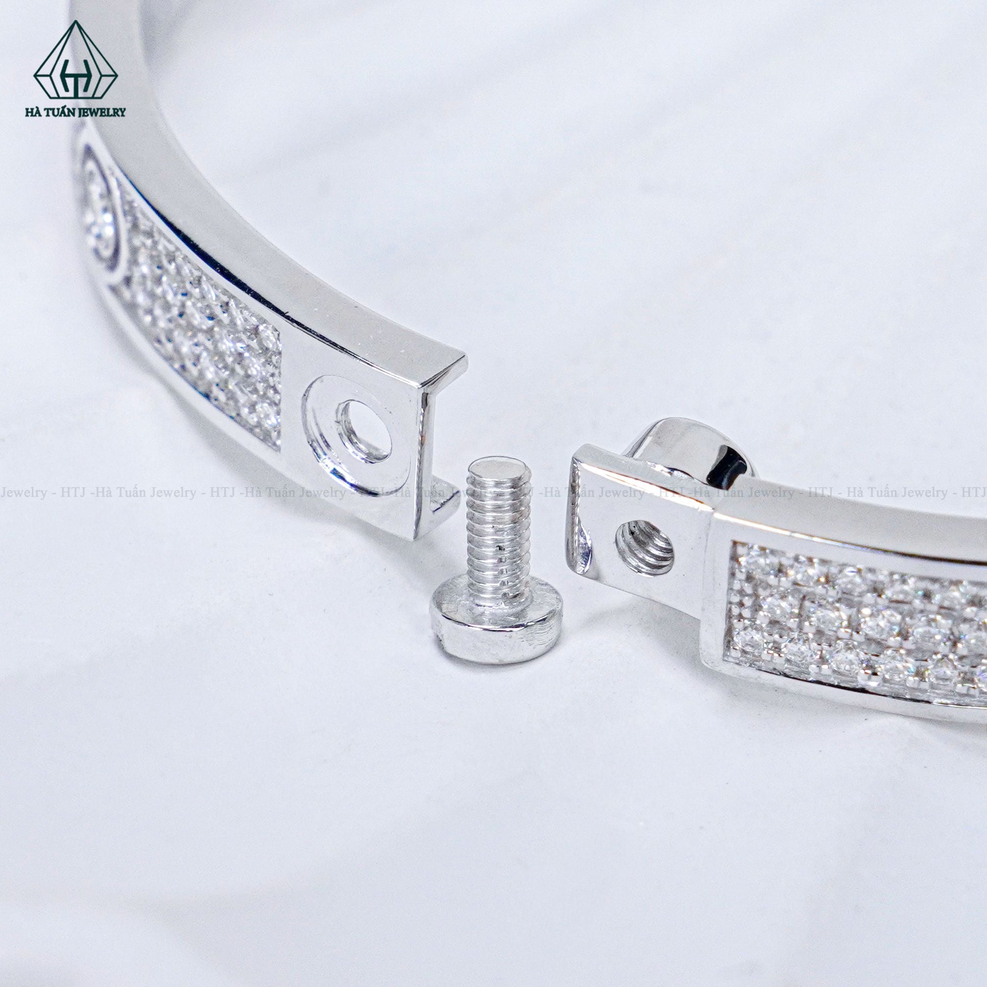  BGX233 Vòng tay Cartier FULL MOIS (Bản 6mm) 