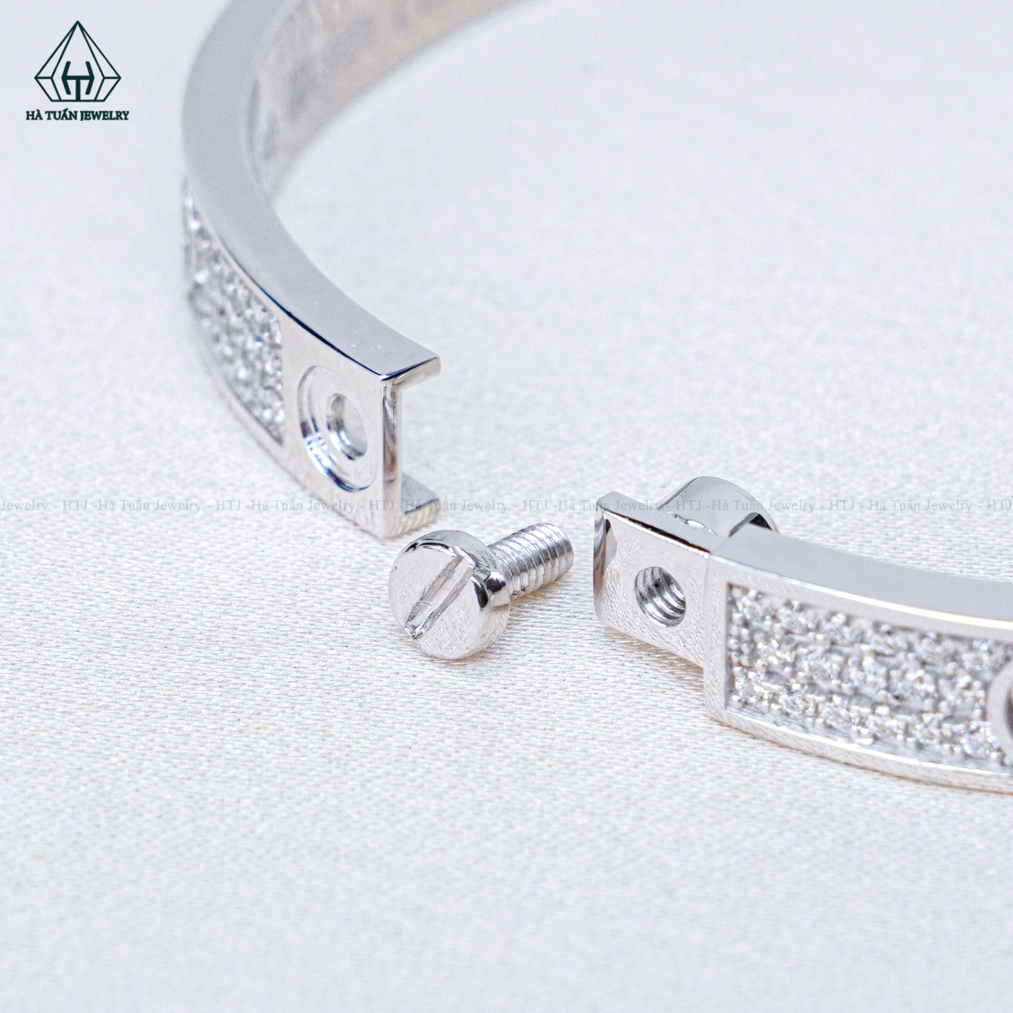  BGX233 Vòng tay Cartier FULL MOIS (Bản 6mm) 