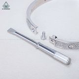  BGX233 Vòng tay Cartier FULL MOIS (Bản 6mm) 