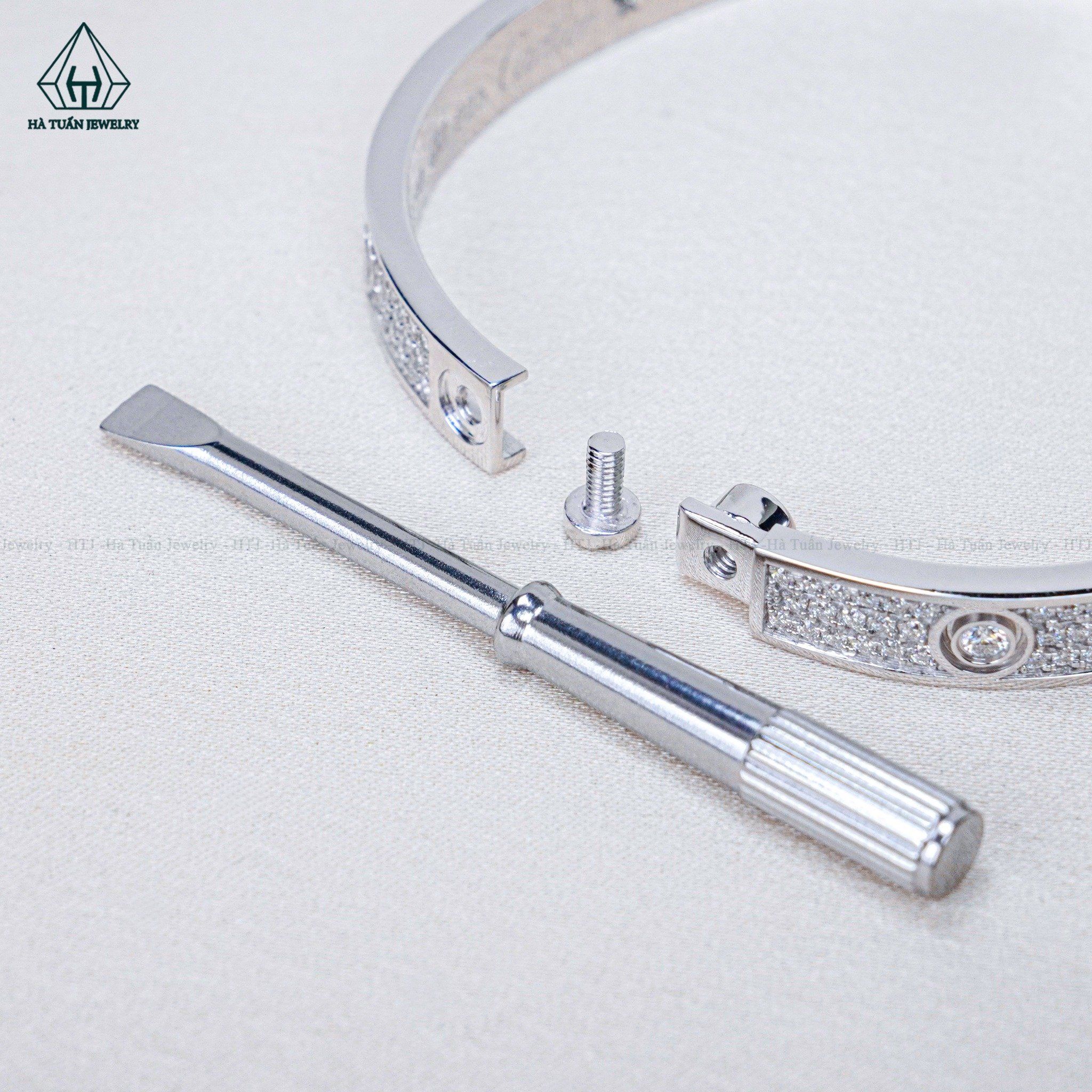  BGX233 Vòng tay Cartier FULL MOIS (Bản 6mm) 