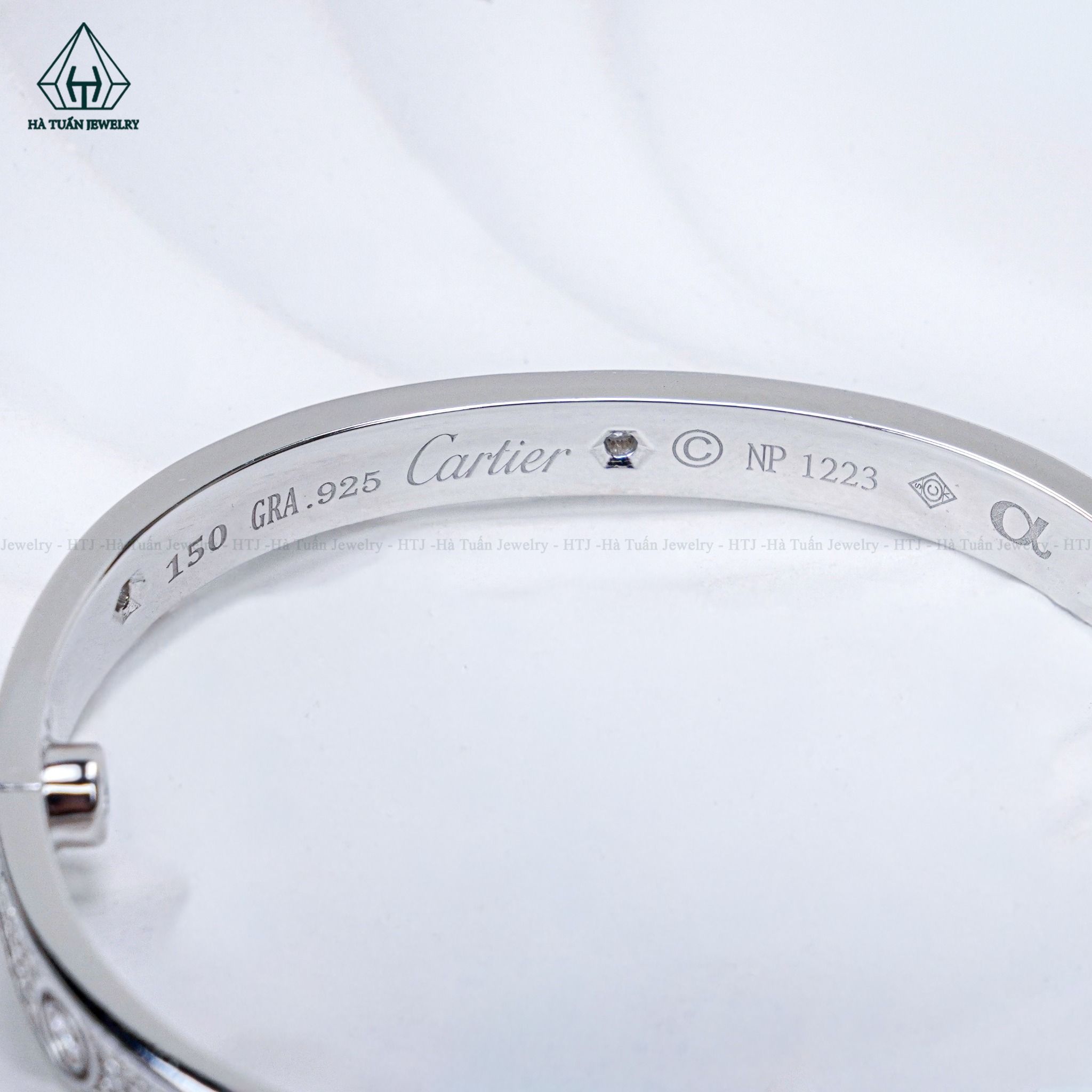  BGX233 Vòng tay Cartier FULL MOIS (Bản 6mm) 