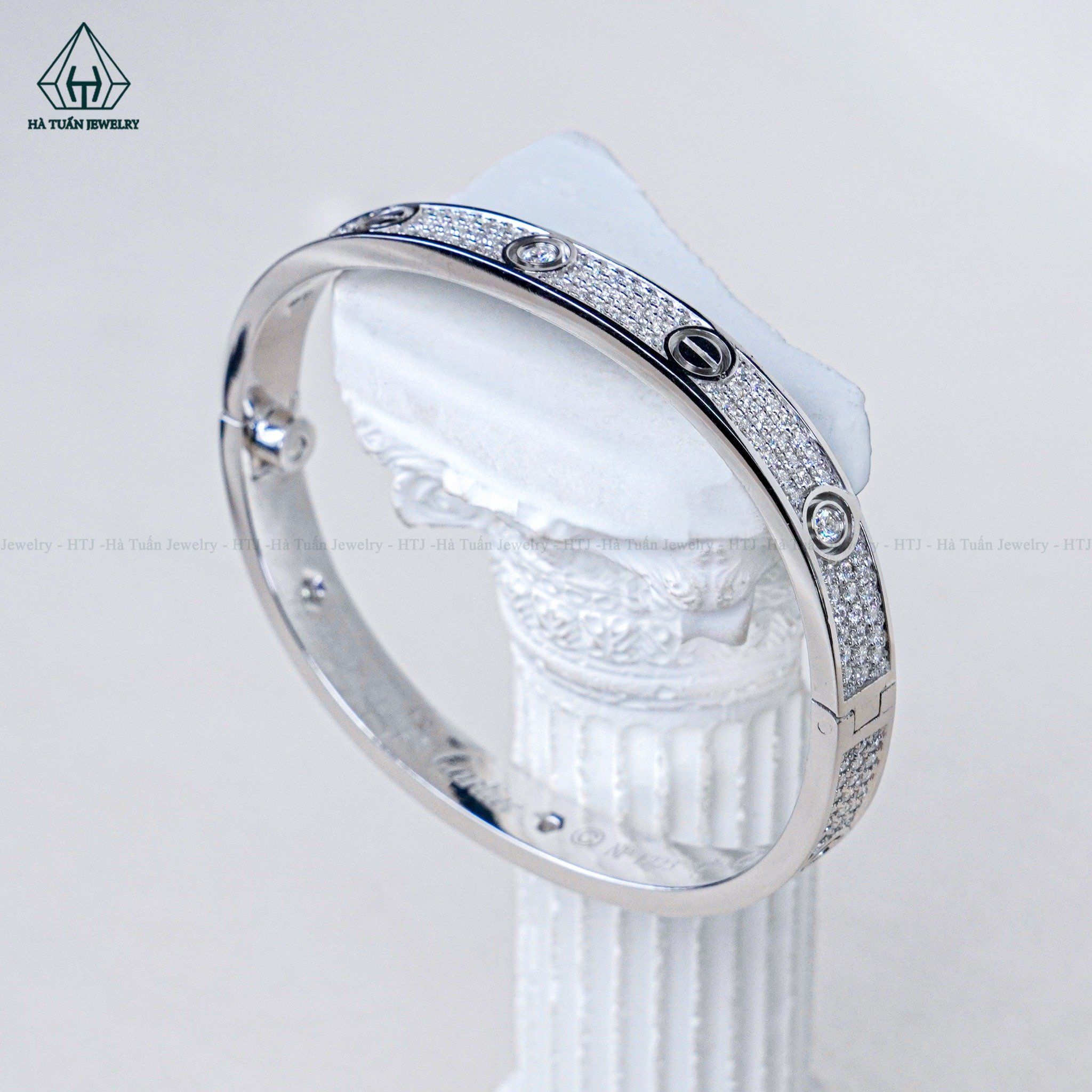  BGX233 Vòng tay Cartier FULL MOIS (Bản 6mm) 