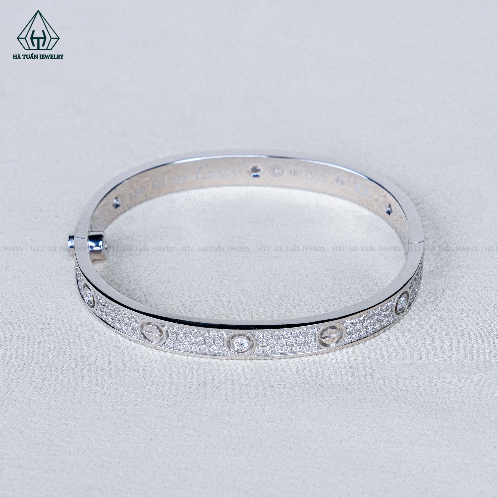  BGX233 Vòng tay Cartier FULL MOIS (Bản 6mm) 