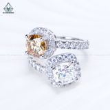  RG343 VT14K Chủ Mois Cushion 7*7mm + Chủ Mois Yellow 6.8mm 
