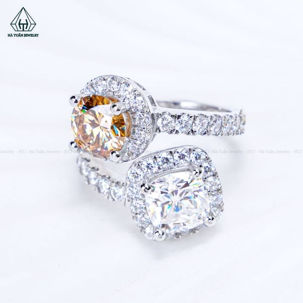  RG343 VT18K - Chủ Mois Cushion 7*7mm + Chủ Mois Yellow 7.2mm 