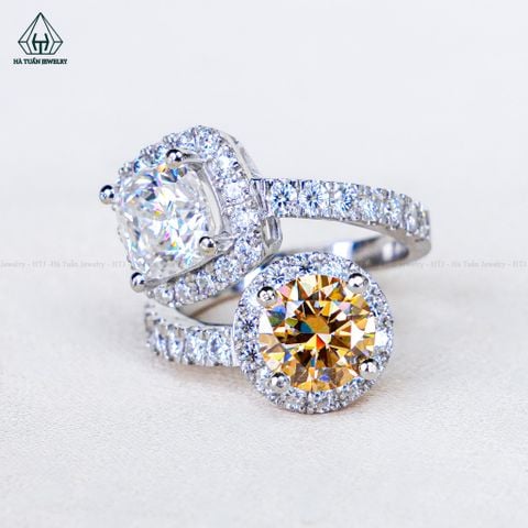 RG343 VT18K - Chủ Mois Cushion 7*7mm + Chủ Mois Yellow 7.2mm