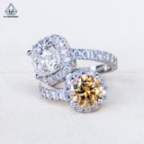  RG343 VT14K Chủ Mois Cushion 7*7mm + Chủ Mois Yellow 6.8mm 