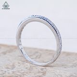  R993 1.5mm Nhẫn nữ full cz nửa hàng 