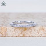  R993 1.5mm Nhẫn nữ full cz nửa hàng 