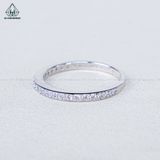  R993 1.5mm Nhẫn nữ full cz nửa hàng 