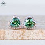  EG063 VH10K 7*7mm Heart Green 